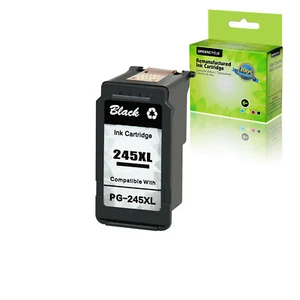 Cartucho de tinta negra 1 PK PG-245XL compatible con Canon PIXMA TR4520 TS3120 MX492 - Imagen 1 de 7