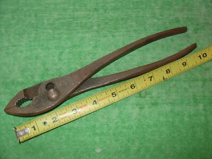 VINTAGE J.P.DANIELS 10" SLIP JOINT PLIERS MADE IN JAMESTOWN N.Y.USA - Picture 1 of 9