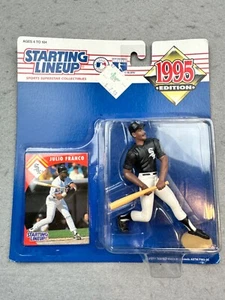 1995 Starting Lineup Kenner SOX Julio Franco Figure W/Card - Picture 1 of 4