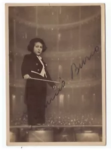 FERRUCCIO BURCO Dirigent Foto Postkarte signed handsigniert 1947 - Bild 1 von 1