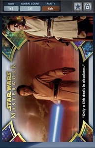 Topps Star Wars Card Trader (DIGITAL) / EPIC Obi-Wan Masterwork Quotes Absolutes - Picture 1 of 4