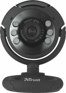 Trust SpotLight Pro Webcam 1,3 MP ohne Treiber Mikrofon Klemme mit LED Lichtern - Bild 1 von 3