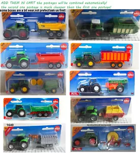 1/64 siku boxed 1605 dumper 1650 Silage 1665 Round Baler 1668 sprayer 1677 cable - Picture 1 of 11