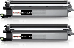 Black Toner Cartridge TN-248XL for Brother HL DCP MFC Printers Twin 2 Pack - Photo 1/7
