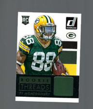 Ty Montgomery 2015 Panini Donruss Rookie Threads Relic Card RC