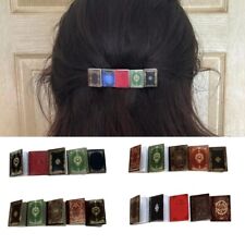Novelty Ancient Books Hairpin for Literature Enthusiasts Ponytail Hair Clip
