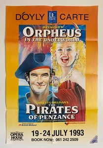 The Pirates of Penzance Large Poster The Opera House Manchester 1993 - GC - Picture 1 of 4