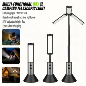 Rechargeable Camping Lantern, Camping Lights, Outdoor Portable Lanterns - Picture 1 of 14