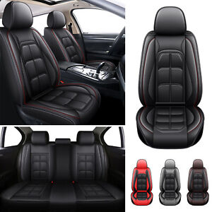 For Lexus ES250 IS300 LS500 5 Seats Car Seat Cover PU Leather Seat Protector