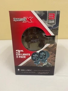 Traveller X 3" Led Lights 2 Pack 1778452 - 1000 LUMEN - Picture 1 of 5