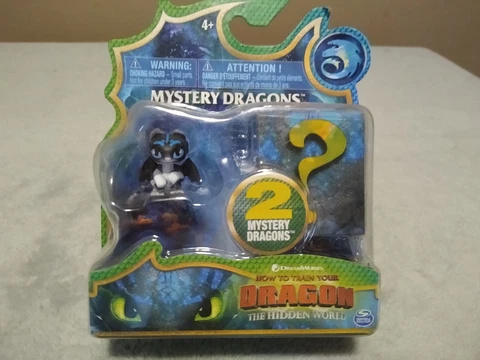 MYSTERY DRAGONS TRAIN YOUR DRAGON HIDDEN WORLD DART SPIN MASTER 1.5 INCH FIGURE Cover