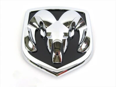 Dodge Ram 1500 2006-2012 con rejilla cromada emblema/insignia de cabeza OEM NUEVO MOPAR Foto 1 de 4