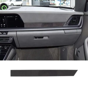 Carbon Fiber Central Console Instrument Strip For Porsche 911 992 Turbo S Targa - Picture 1 of 5