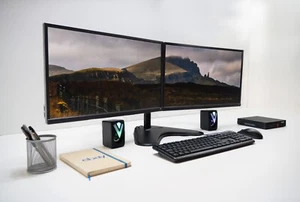 Windows 11 Mini PC Bundle 2x22" Monitor 16 GB DDR4 2 TB M.2 USB-C Wifi/BT - Afbeelding 1 van 6