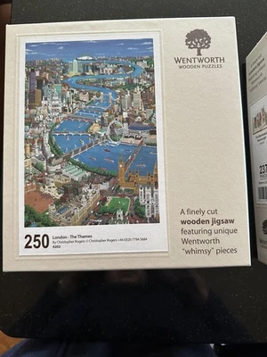 Rompecabezas de madera Wentworth Londres - Thames Christopher Rogers 250 Foto 1 de 2