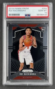 Rui Hachimura 2019 Panini Prizm RC #255 PSA 10 GEM MINT - ROOKIE - Picture 1 of 2