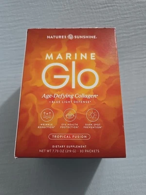 Natures Sunshine Marine Glo Collagen for Skin & Eye Health - Reduce Wrinkles - Image 1 of 4