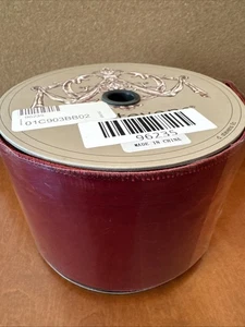 D. Stephens Ribbons Red Velvet 4” 10 Yards Wired Edge Christmas Holiday Ribbon - Picture 1 of 4