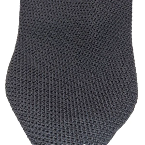 Bigi CRAVATTE-MILANO Made in Italy Solid Blue Woven 100% Silk Summer Tie - Picture 1 of 8