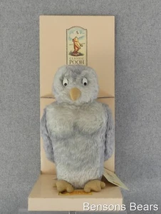 Steiff 2001 Disney Classic Pooh - Owl - The Story Teller Blue Mohair Ean 651793 - Imagen 1 de 12