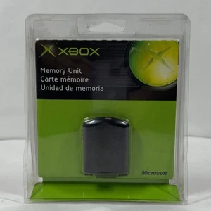 Nueva unidad de memoria Microsoft negra K02-00005 para Xbox original - Imagen 1 de 3