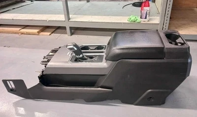 2015-2016 Ford F150 Front Floor Center Console Assembly Without Shifter Black Foto 1 de 3