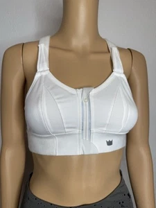 SHEFIT Ultimate High Impact Sports Bra Zip Front All Straps Adjustable Size XS - Picture 1 of 9