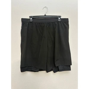 Pantalones Cortos Deportivos SKORA QWICK DRY Para Hombres L Negros para Correr Forro Incorporado - Imagen 1 de 5
