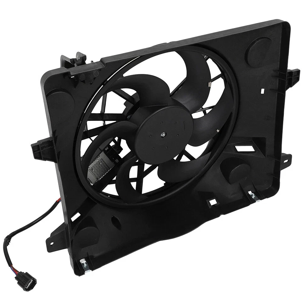Electric Radiator Cooling Fan Assembly Fit For Lincoln Town Car 2003 2004 2005 - Imagem 1 de 4