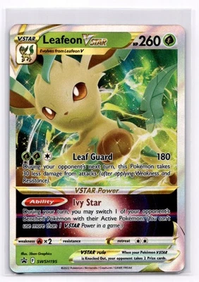 Leafeon VSTAR - SWSH: Sword & Shield Promo Cards - Pokemon NM SWSH195 - Image 1 of 2