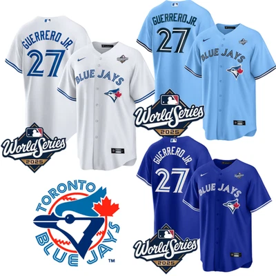 NWT YOUTH'S  Blue Jays Vladimir #27 Guerrero 2025 World Series Stitched Jersey - Image 1 of 2