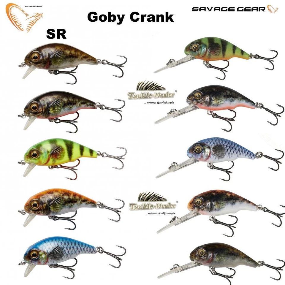 Savage Gear 3D Goby Crank + Crank SR 40mm + 50mm Barsch Forelle Zander Wobbler - Bild 1 von 1