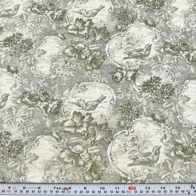 Ramos florales Fancies Sharon Yenter en el principio telas por media yarda Foto 1 de 2