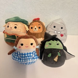Set of 5 Wizard of Oz Squishmallows 6.5" 2024 Dorothy Witch Tin Man Lion NWT - Picture 1 of 10