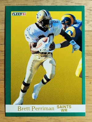 1991 Fleer #302 Brett Perriman - Image 1 of 2