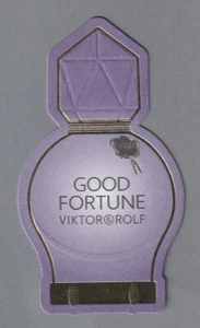 Carte publicitaire réplique - advertising card - Good Fortune de Viktor & Rolf - Foto 1 di 1