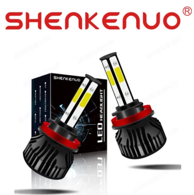 H11 LED Headlight Hi/Low Beam 4000LM 6500K 52W Super Bright Bulb For Ford	Ranger - Изображение 1 из 4