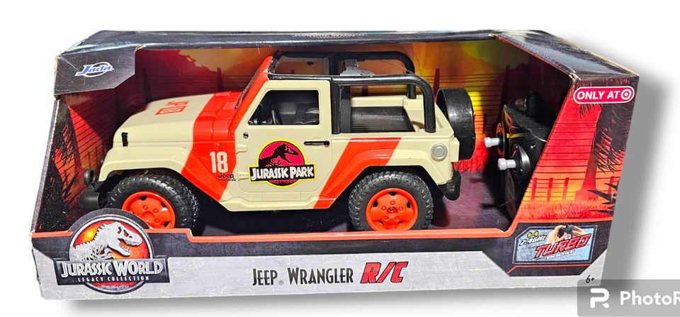 Jeep Wrangler Jurassic Park World Remote Control RC JP 18 Vehicle Target Exclusi - Image 1 of 4