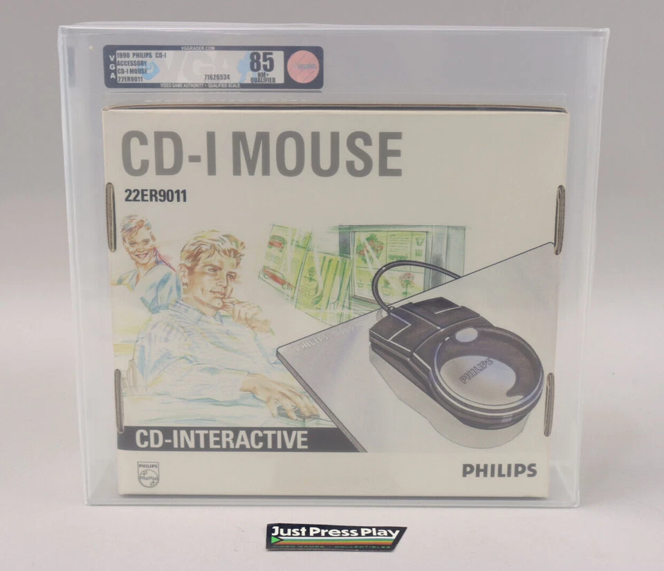 1990 Philips CD-i CDI Mouse Model 22ER9011 NIB New in Box VGA Graded Q85 NM+ - Image 1 of 4