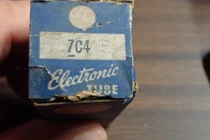 GE 7C4 Vacuum Tube NEW NOS Tested In Box General Electric - Picture 1 of 2