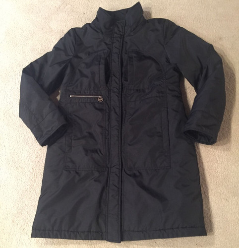 Cappotto lungo nero Michael Kors taglia M