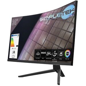 Monitor Curved 34” 2K 144HZ 1MS Qhd 3440X1440 Screen LCD Display Gaming PC