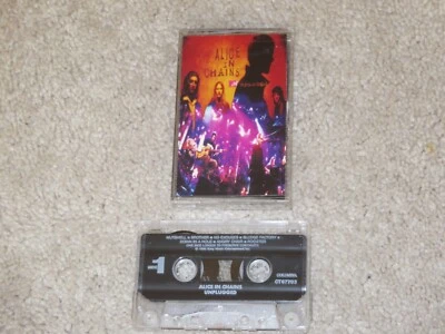 MINT SHAPE! Alice In Chains MTV Unplugged Live Acoustic AIC Cassette CLEAN Tape Foto 1 de 4