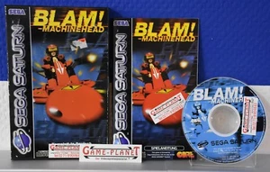 Blam! Machinehead Sega Saturn (1996) embalaje original con funda e instrucciones - Imagen 1 de 2