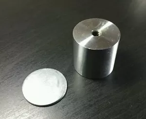 1 (One) Large Alnico Pot Magnet Super Strong Magnetic Mount Base 25lb Pull Force - Picture 1 of 6