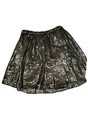 Falda de lentejuelas hecha a mano para dama S/M Foto 1 de 4