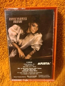 Dionne Warwick Friends Cassette Tape 1985 Arista Records That's What Friends R 4 - Picture 1 of 7