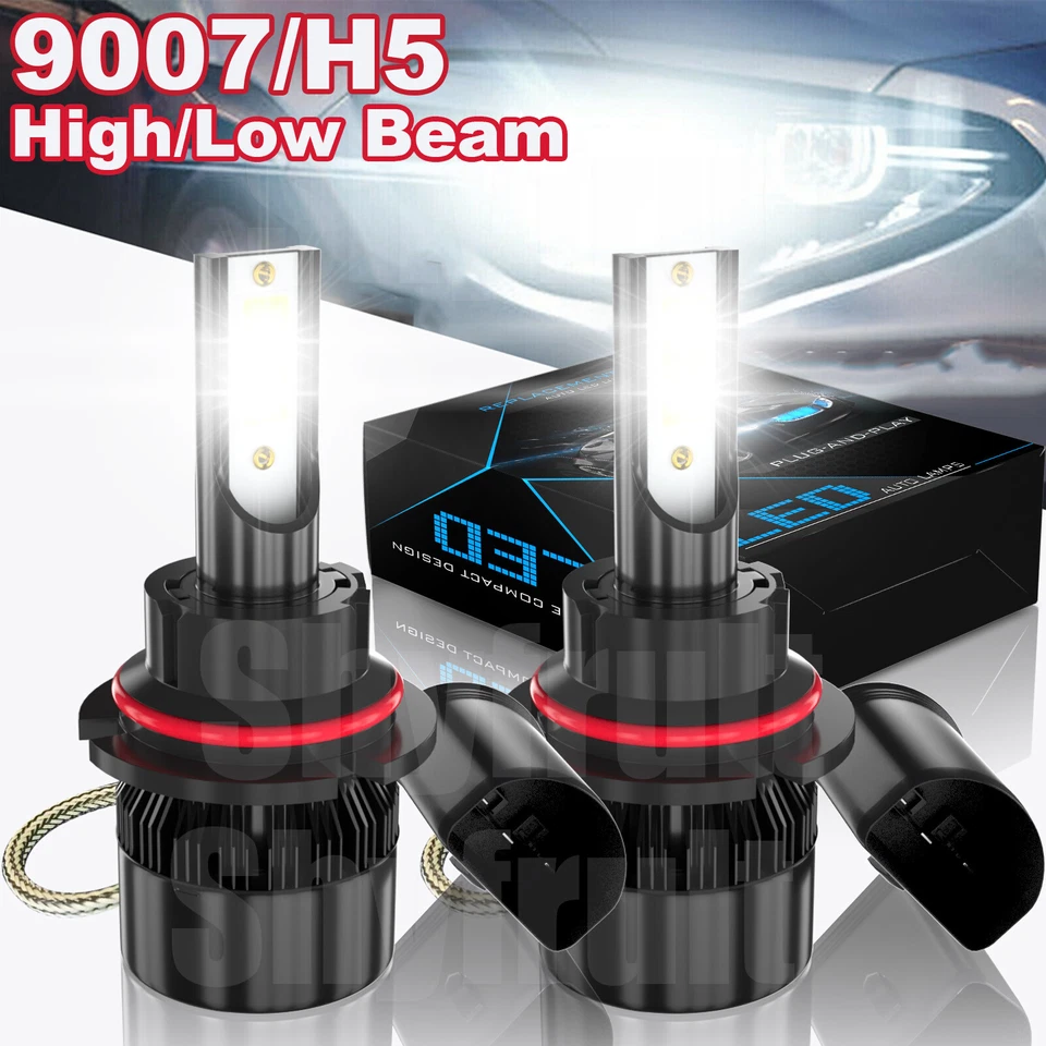 For 2001-2007 Dodge Caravan Chrysler Town & Country LED Headlights Hi-Low Bulbs - Image 1 of 4