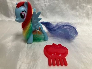 My Little Pony Rainbow Dash 3" pony with comb - Picture 1 of 8