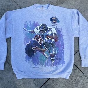 VTG Buffalo Bills Dallas Cowboys Super Bowl Sweatshirt 93’ Puffy Print RARE🔥 - Picture 1 of 15